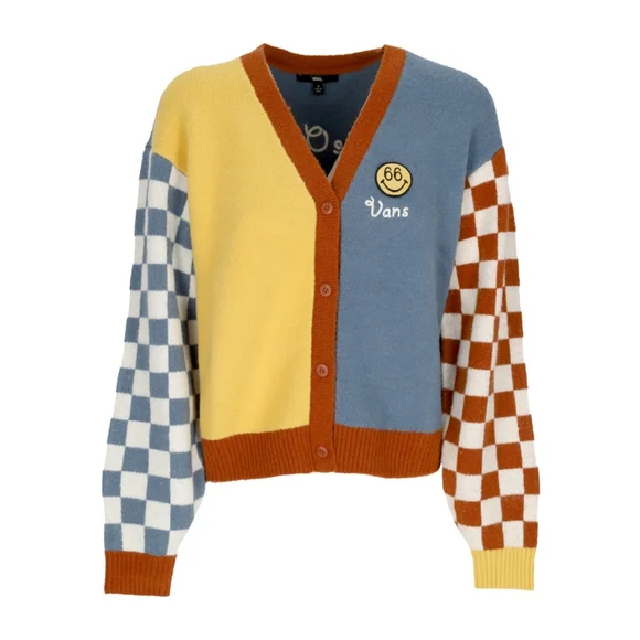 Vans Women's Colorful Patchwork Cardigan Sweater - Picture 3 of 4